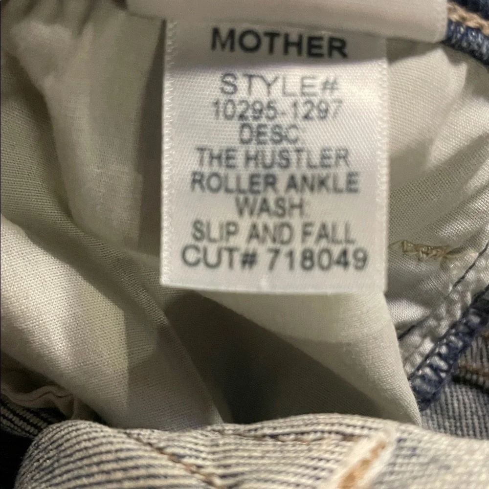 MOTHER Blue Wide Leg Flare Jeans - Picture 10 of 15